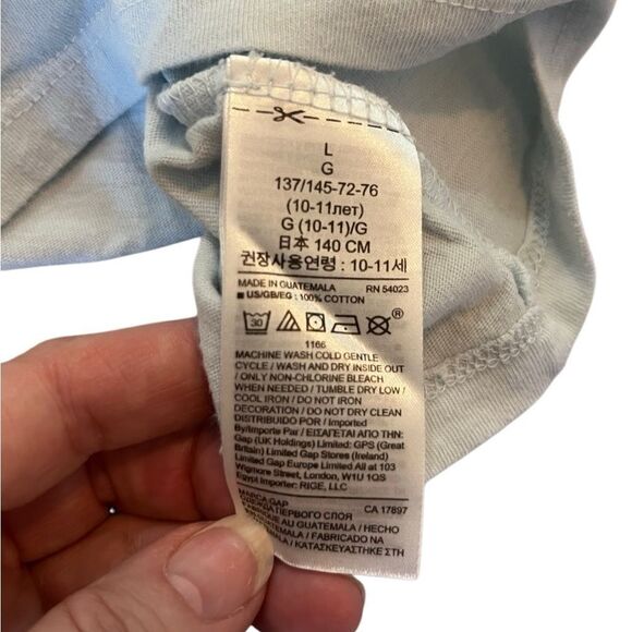 🌴 GAP Kids Long Sleeve Tee - Size L (10/12) - Picture 8 of 11